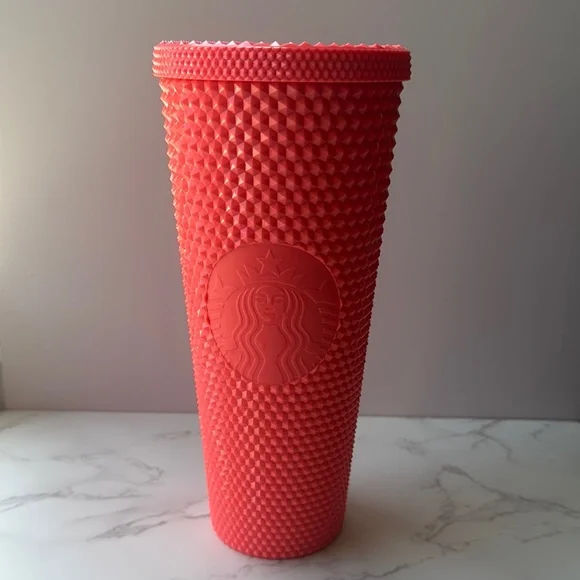 Starbucks Coral Textured Tumbler - Picture 1 of 3